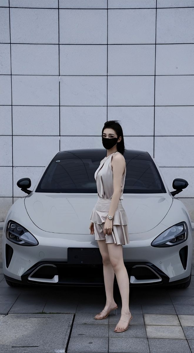 主质量都这么高的吗？仙女也就长这样吧不朽情缘电子游戏小米SU7的美女车(图2)