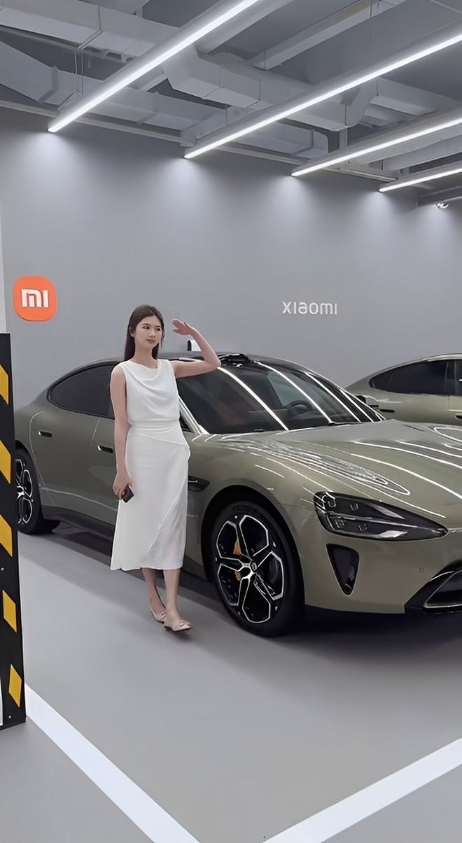 主质量都这么高的吗？仙女也就长这样吧不朽情缘电子游戏小米SU7的美女车(图8)